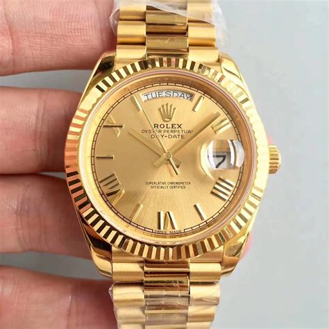 high quality gold rolex replica|rolex knockoff watches day date.